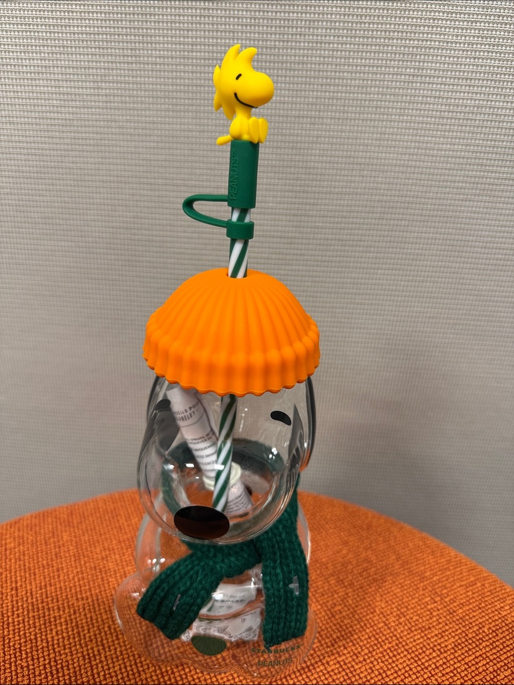 Starbucks Peanuts Snoopy Glass Mug